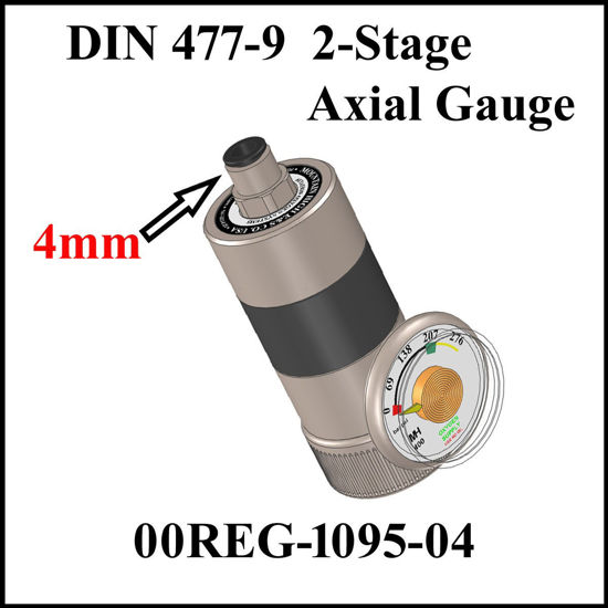 Picture of Regulator DIN 477-9 2-Stage Axial Gauge